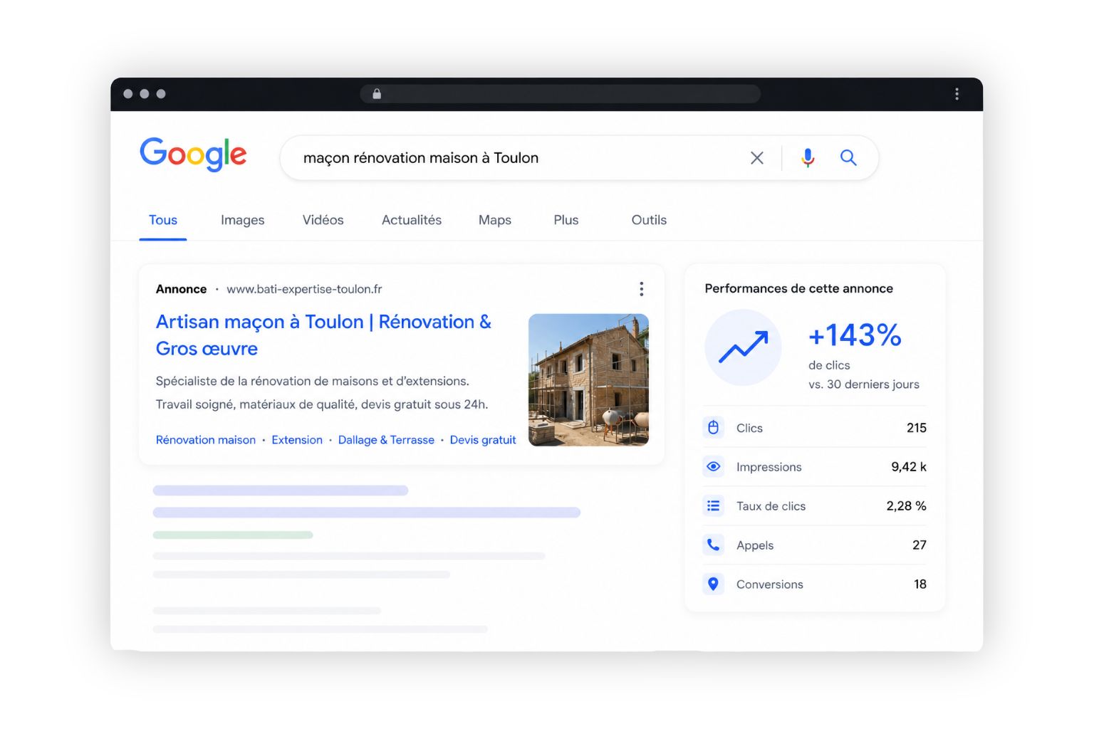 Publicité en ligne Google Ads et Meta Ads